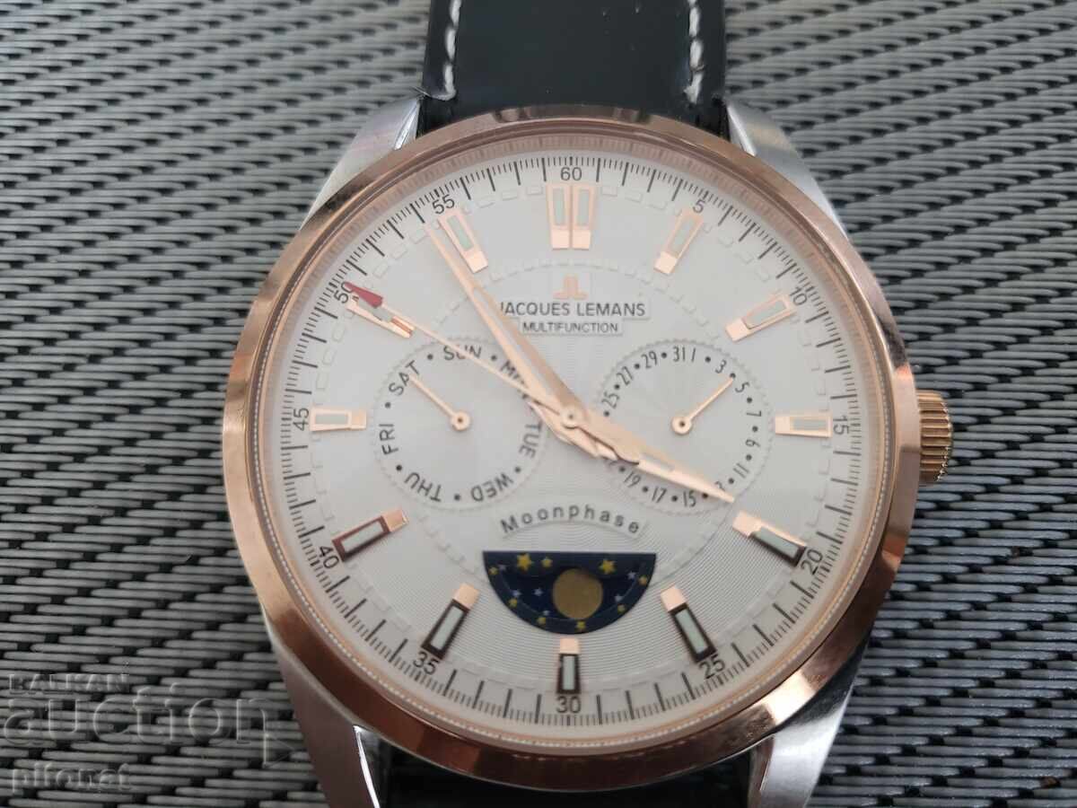 Ceas JAQUES LEMANS 1-1901 Moonphase