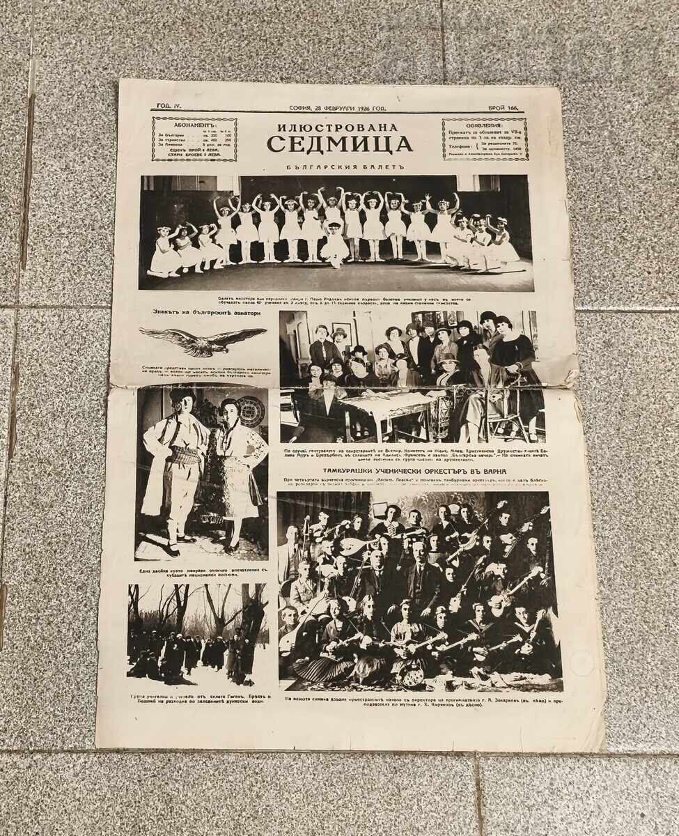 W-k "ILLUSTRATED WEEKLY" No. 166 Vol. IV 1926 W-k "ILLUSTRATED WEEKLY" No. 166 Vol. IV 1926