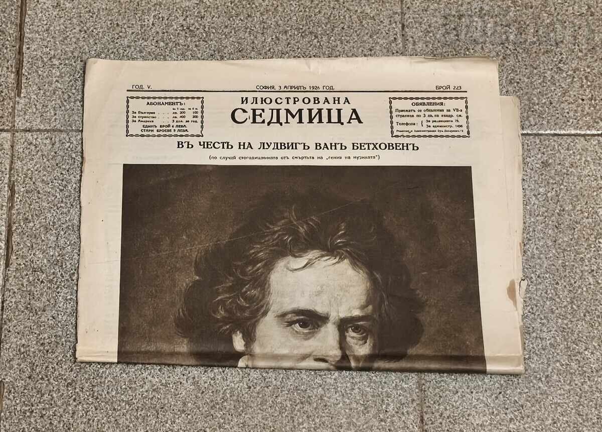W-k "ILLUSTRATED WEEK" No. 223 Year IV 1926 - 5