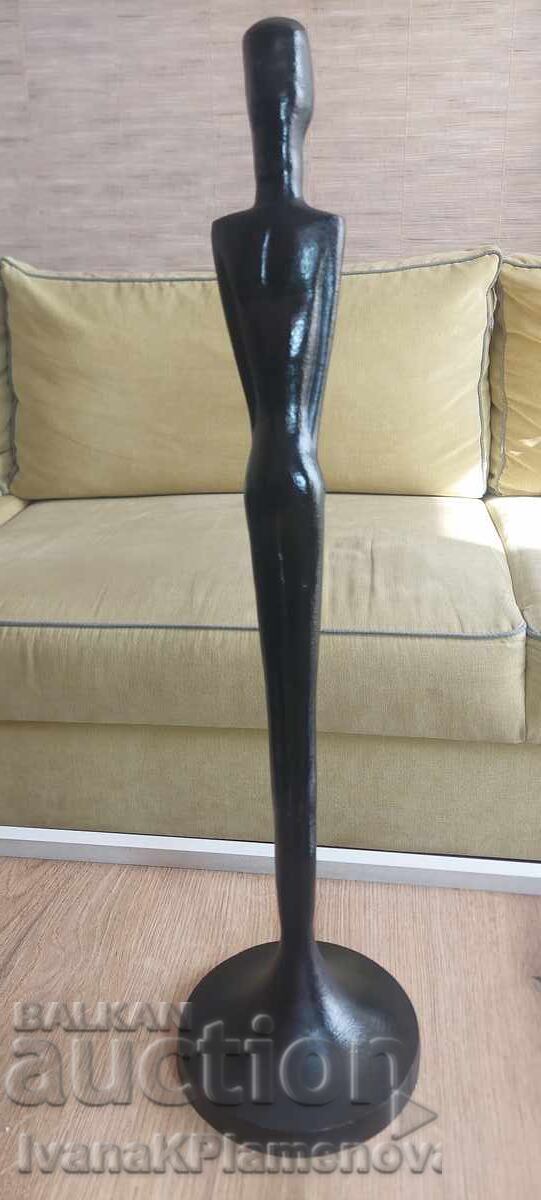 Statuetă metalică pentru cunoscători, înălțime 50 cm - 5