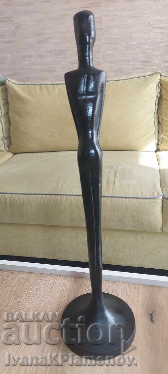 Statuetă metalică pentru cunoscători, înălțime 50 cm - 6