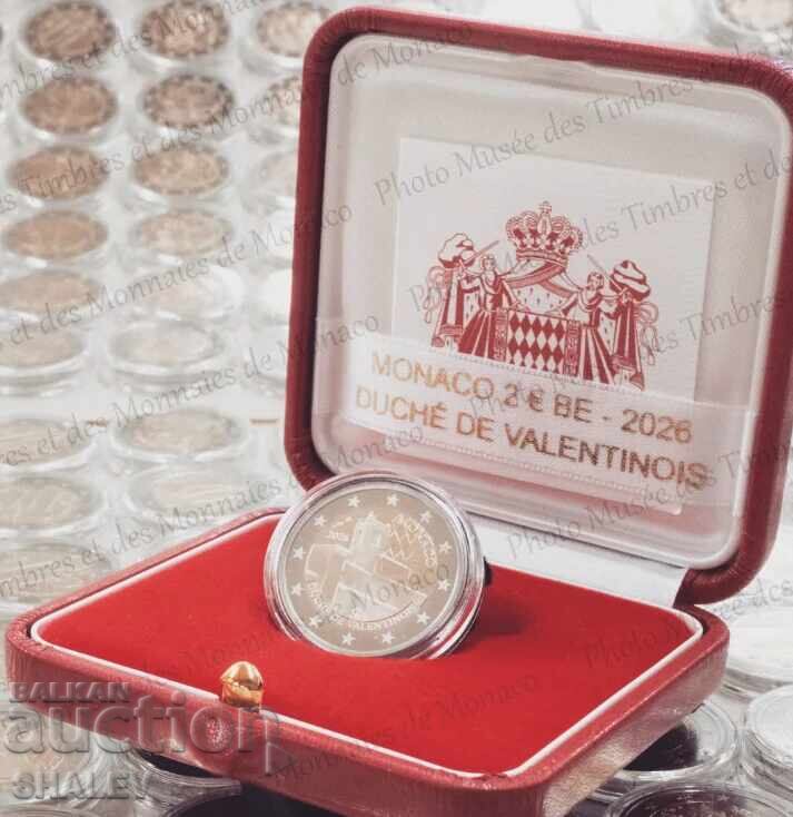 2 Euro 2026 Monaco "Valentinos" (2 euro Monaco) - Proof
