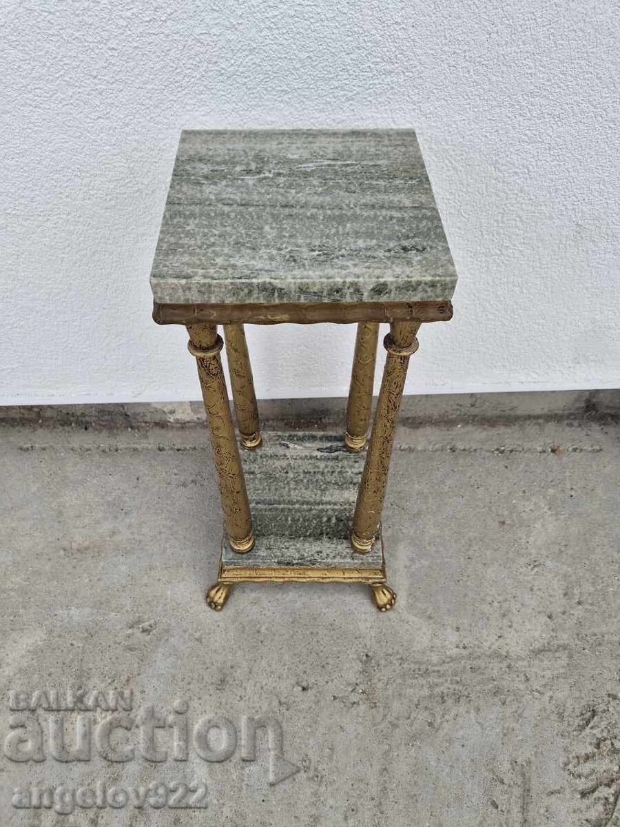 Livrarea Frumos piedestal vintage din lemn masiv!!!