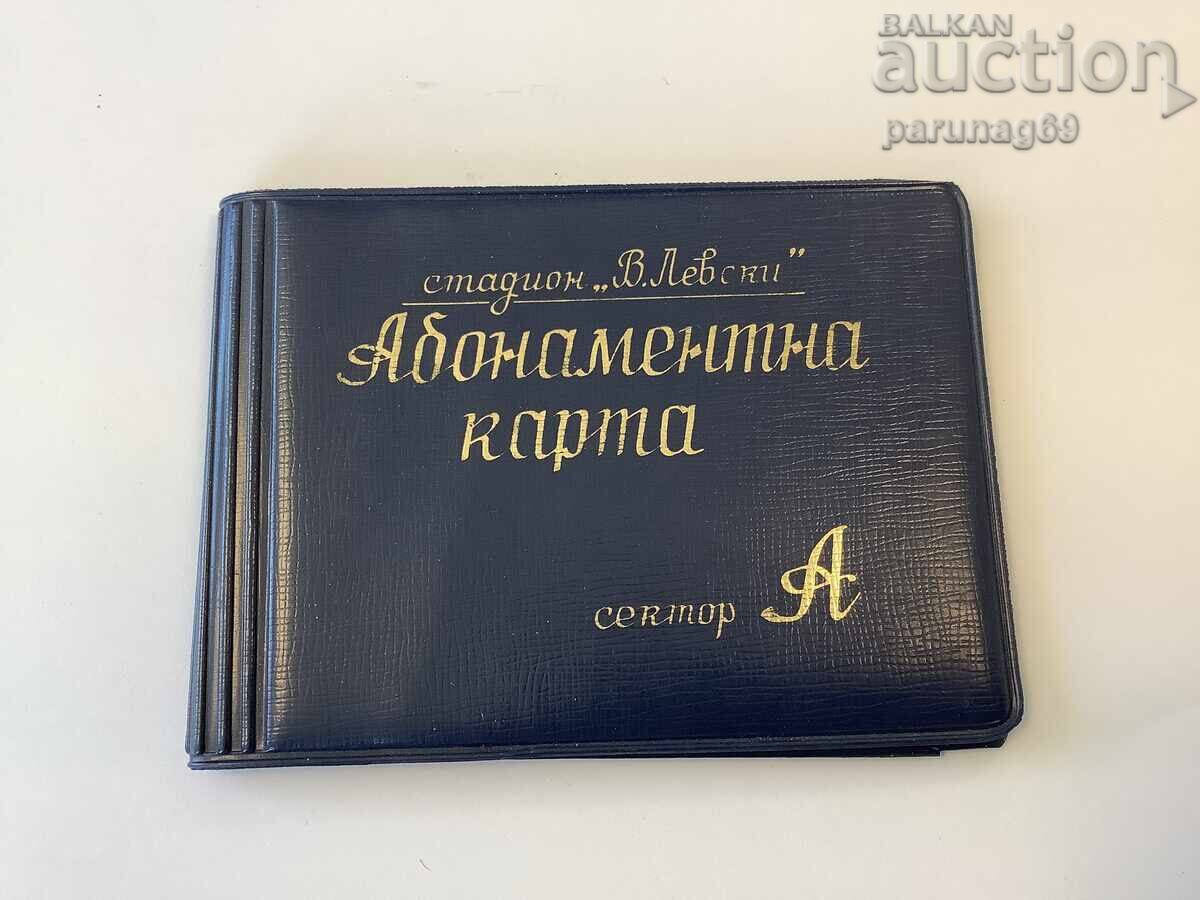 Vasil Levski Stadium 1973 Season Ticket Sector A 9