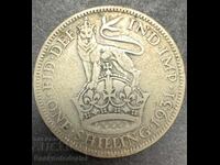 England 1 Shilling 1931 George V 500% Sterling Silver