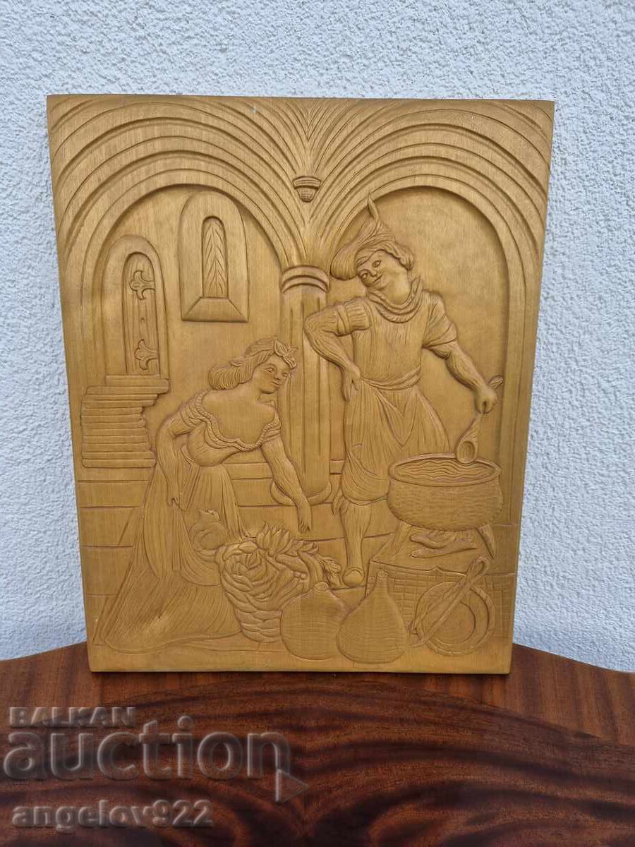Panou decorativ de perete din lemn, realizat manual, cu relief!!! Panou decorativ de perete din lemn, realizat manual, cu relief!!!