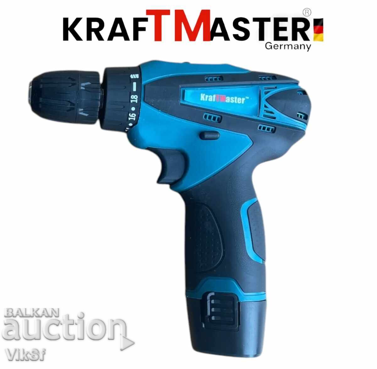 Polizor unghiular cu acumulator 76 mm și mașină de înșurubat cu două viteze KRAFT M cu preț € 49.75 | 97.30 BGN