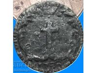 Сесино ди Мантуя 1732 Италия  Karl VI 1711 - 1740 RARE