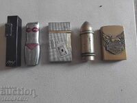 Old metal lighters