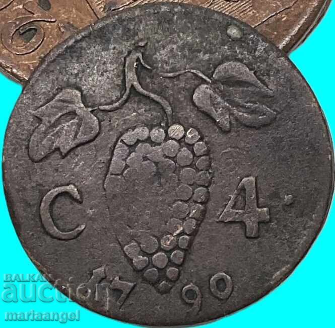 Νάπολη 4 Cavalli 1790 Ιταλία Φερδινάνδος / Τσαμπιά σταφυλιού