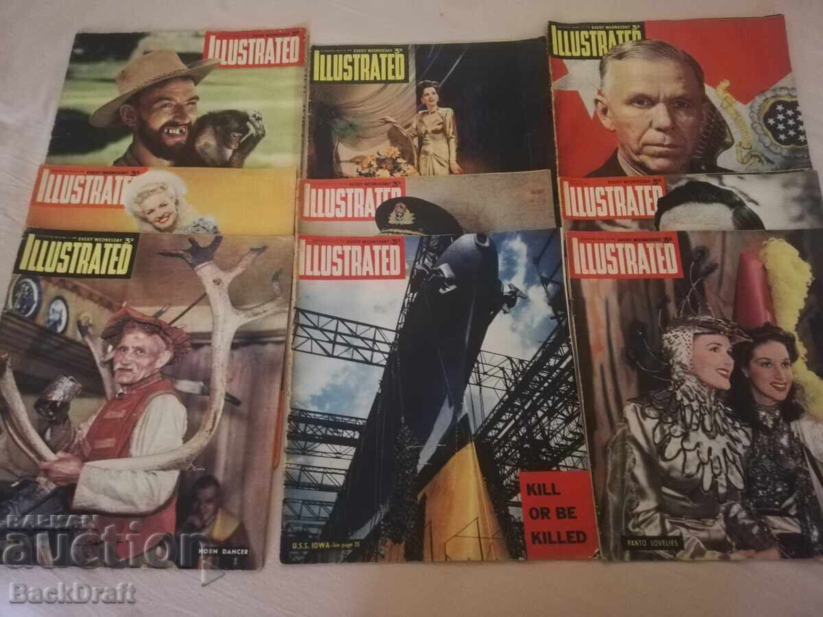 Лот Списание ВСВ WW2 WWII Illustrated Magazine,Ервин Ромел с цена € 99.00 | 193.63 лв.