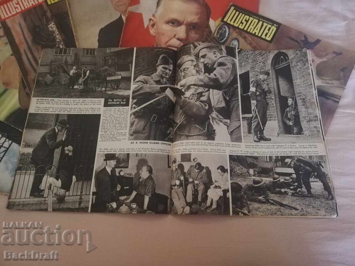 Аукцион Лот Списание ВСВ WW2 WWII Illustrated Magazine,Ервин Ромел