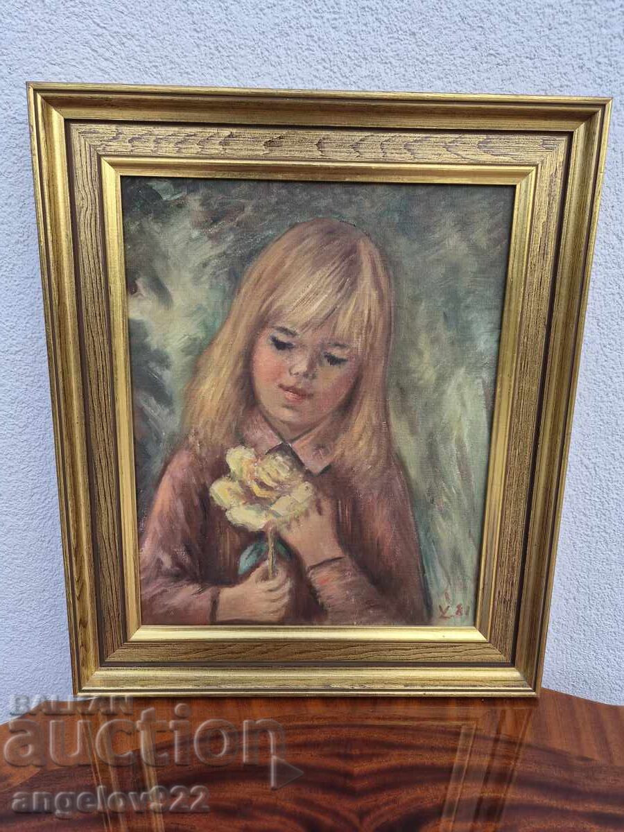 Авторска картина с маслени бои върху платно!!! с цена € 1.50 | 2.93 лв.