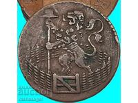1 Cent 1780 Ολλανδία Ολλανδία 1 Duit - αρκετά σπάνιο