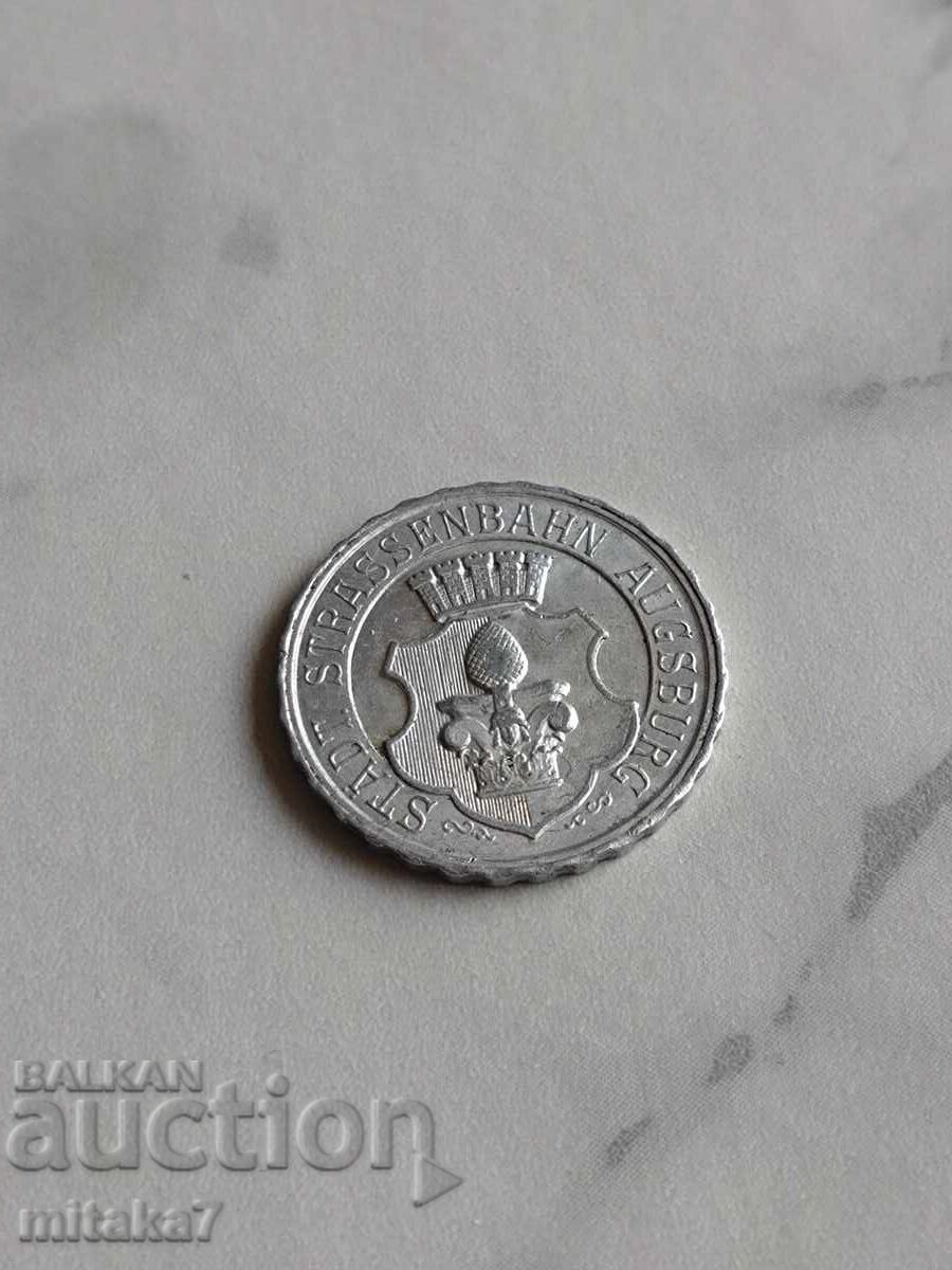 20 πφένιγκ 1920, μάρκα, Άουγκσμπουργκ με τιμή € 4.20 | 8.21 BGN