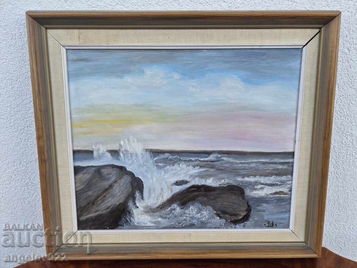 Auction  Original oil painting on phaser!!!