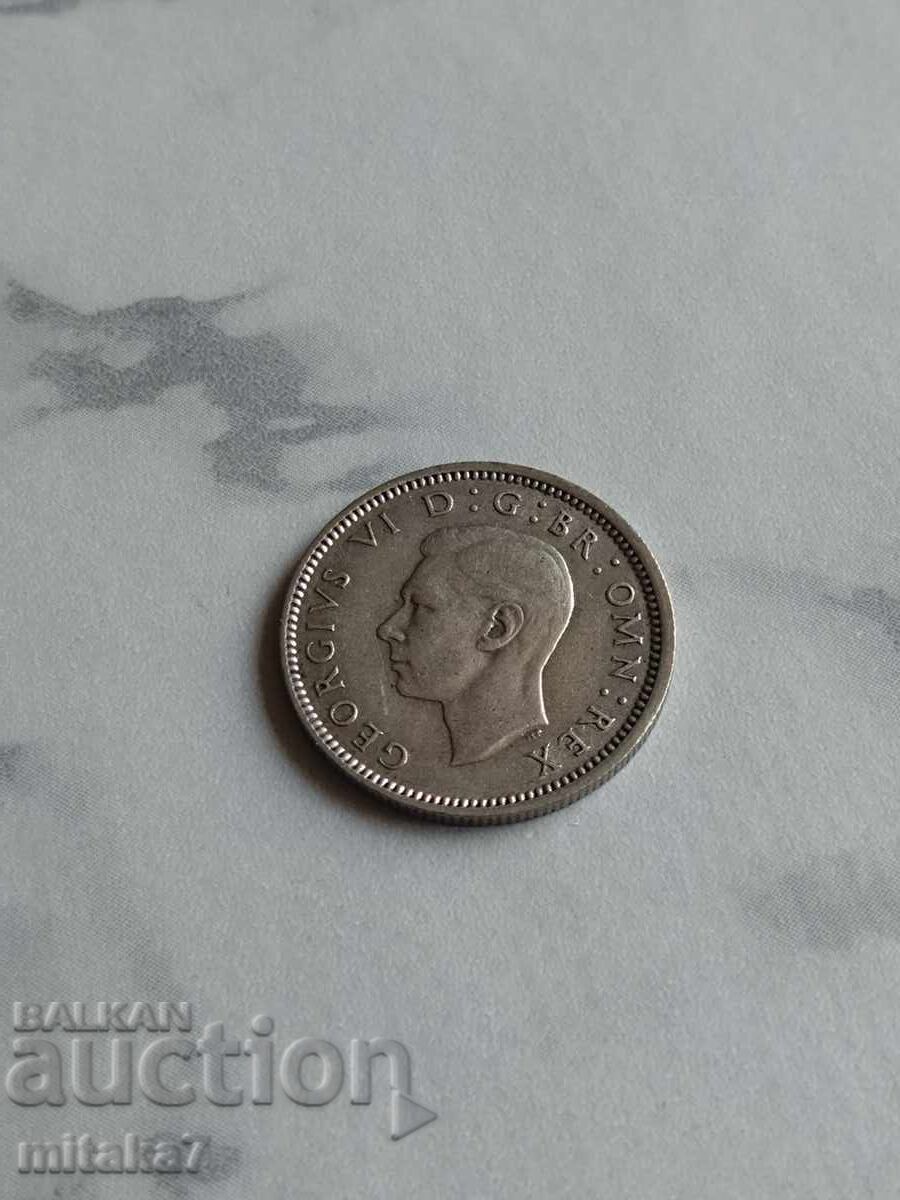 6 pence 1942, Marea Britanie cu preț € 3.60 | 7.04 BGN