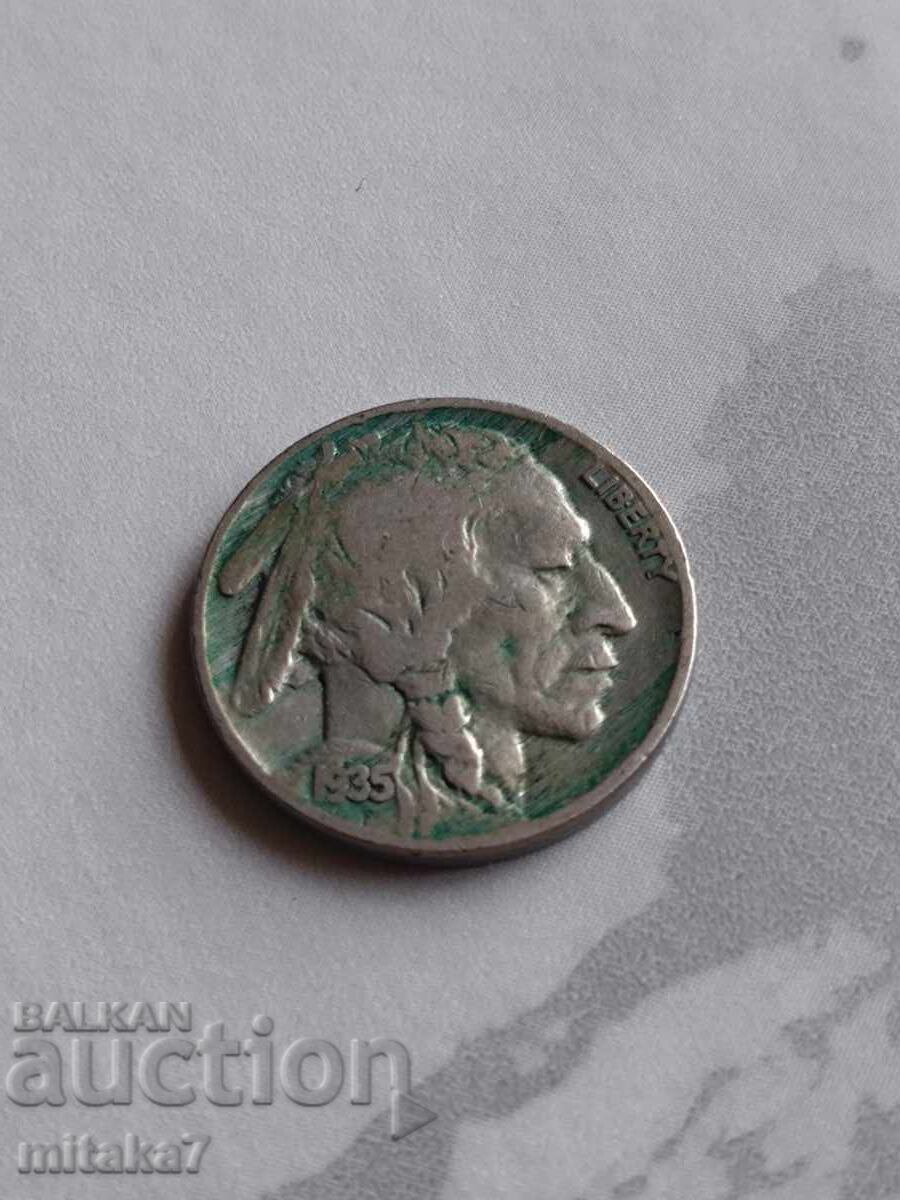 5 cents 1935, USA