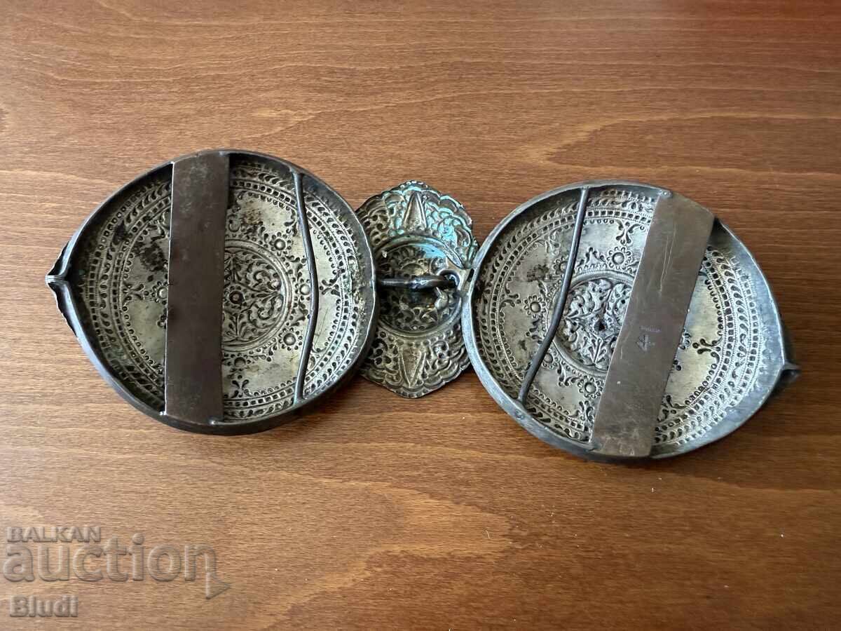 Large old belt buckles white metal with price € 340.33 | 665.63 BGN