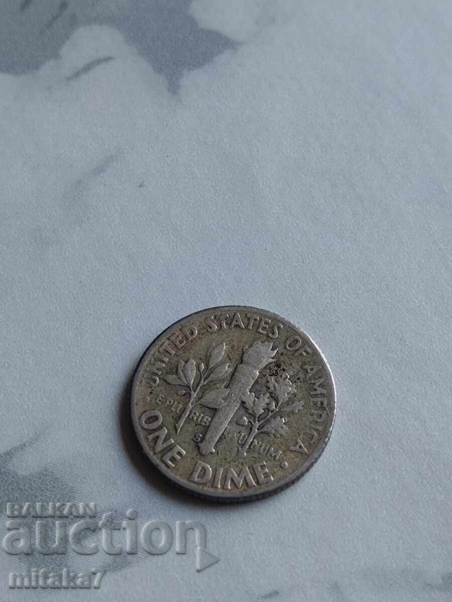 1 dime 1953, USA with price € 5.20 | 10.17 BGN