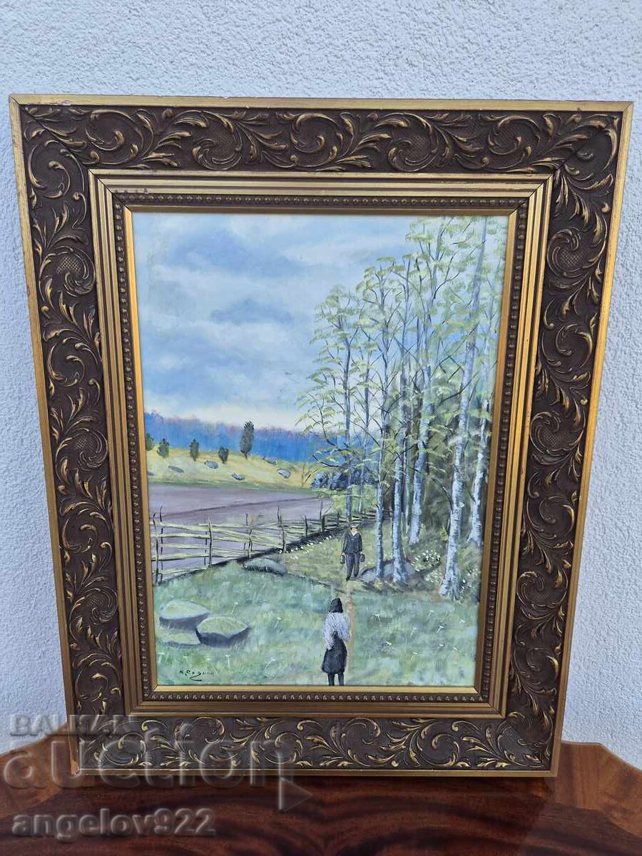 Auction  Original oil painting on canvas!!!