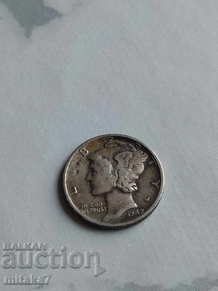 1 Dime 1942, USA