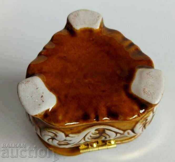 . CUTIE BIJUTERII CERAMICA DECORATIE CUTIE SUVENIR - 6 . CUTIE BIJUTERII CERAMICA DECORATIE CUTIE SUVENIR - 6