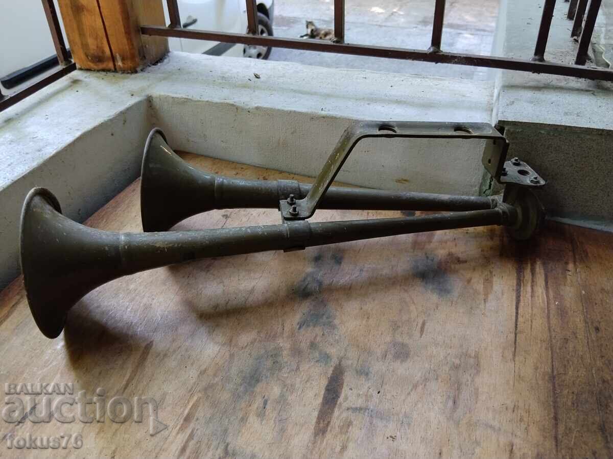 Vintage Russian military air horn whistle klaxon