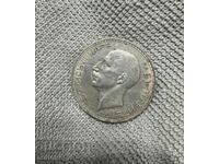 100 leva 1937 - țarul Boris al III-lea - argint - în calitate