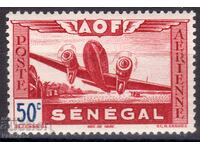 Senegal-1942-Air Mail-Airplane, MLH