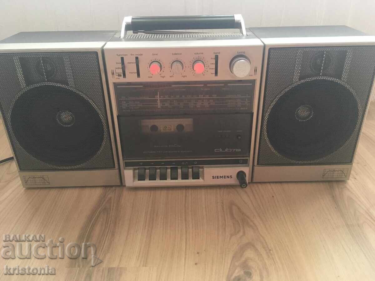 Siemens Club 791 Ραδιοκασετόφωνο Siemens Club 791 Ραδιοκασετόφωνο