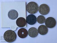 Lot monede vechi Serbia 1883 1938 Iugoslavia Para BZC