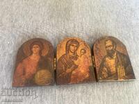 ξύλινο τρίπτυχο με εικόνες