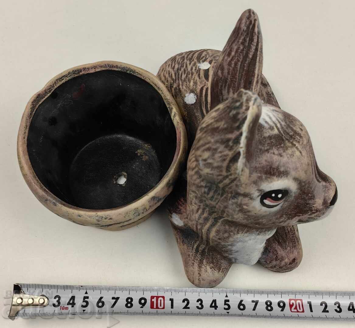 КЕРАМИЧНА ФИГУРА ЗА САКСИЯ СЪРНА СЪРНИЧКА ЗДРАВА с цена € 5.00 | 9.78 лв. КЕРАМИЧНА ФИГУРА ЗА САКСИЯ СЪРНА СЪРНИЧКА ЗДРАВА с цена € 5.00 | 9.78 лв.