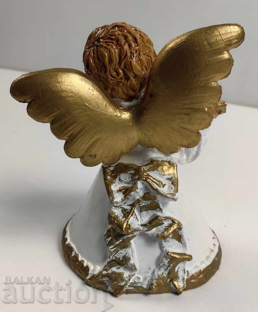 Licitație ÎNGERAȘ DIN CERAMICĂ ÎNGER FIGURINĂ DIN CERAMICĂ STATUETĂ ETICHETĂ