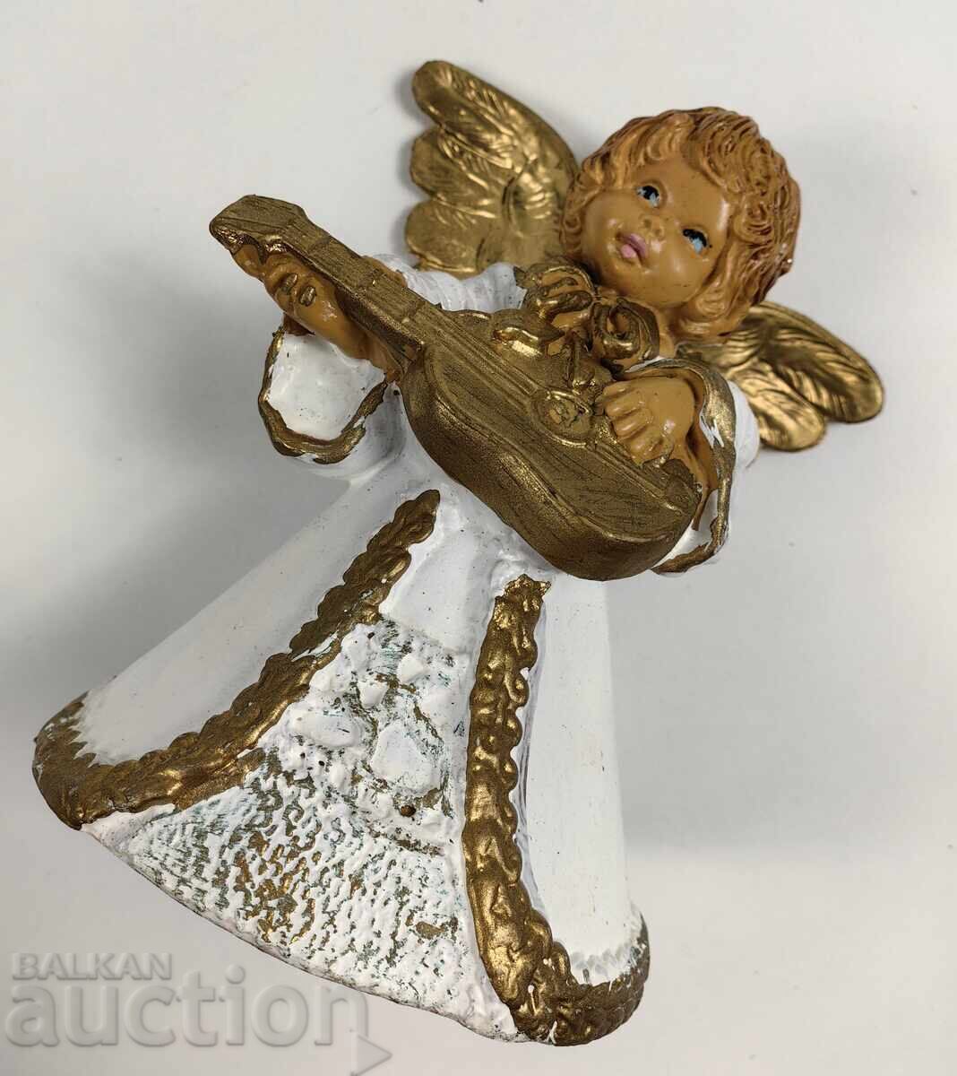 ÎNGERAȘ DIN CERAMICĂ ÎNGER FIGURINĂ DIN CERAMICĂ STATUETĂ ETICHETĂ