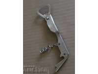 RETRO METAL ZAGORKA BOTTLE OPENER CORKSCREW CAN OPENER SOCIALIST ERA