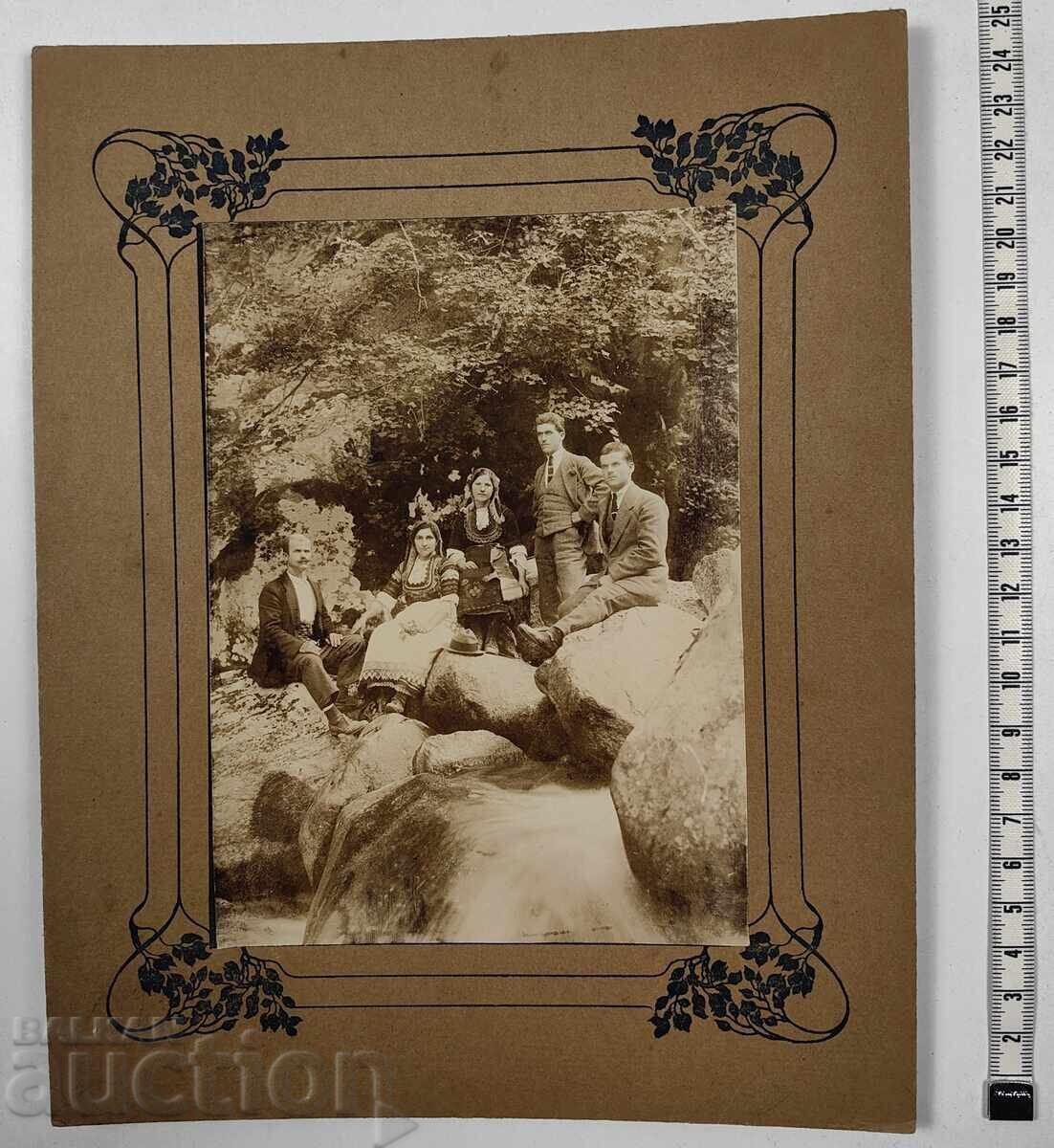 1922 KOSTENETS WATERFALL CARRIER PORTRAIT PHOTO CARD