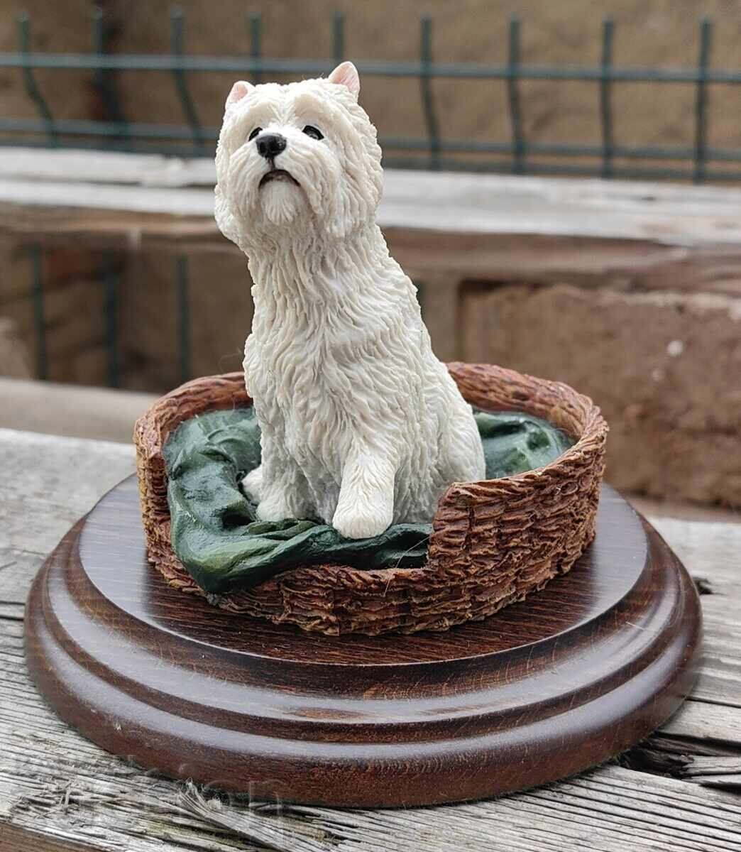 STATUETĂ SCULPTURĂ FIGURĂ CÂINE MATERIAL NECUNOSCUT