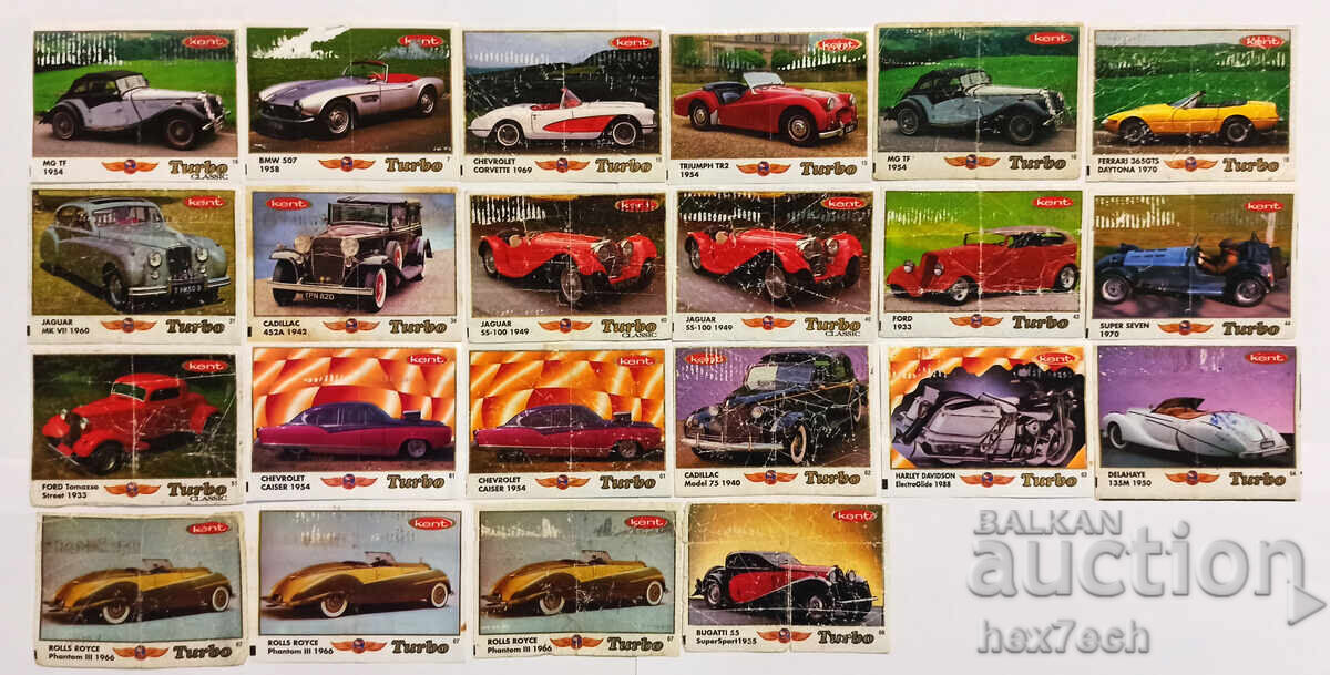 ❤️ ⭐ Abțibilduri de la guma Turbo Classic 22 buc ⭐ ❤️ ❤️ ⭐ Abțibilduri de la guma Turbo Classic 22 buc ⭐ ❤️