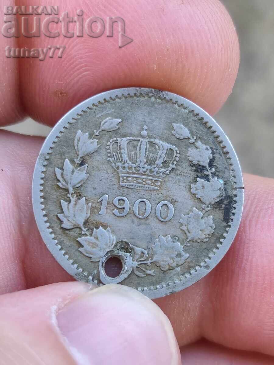 Monedă veche 10 bani 1900 /1/ România - rară, veche de 126 de ani