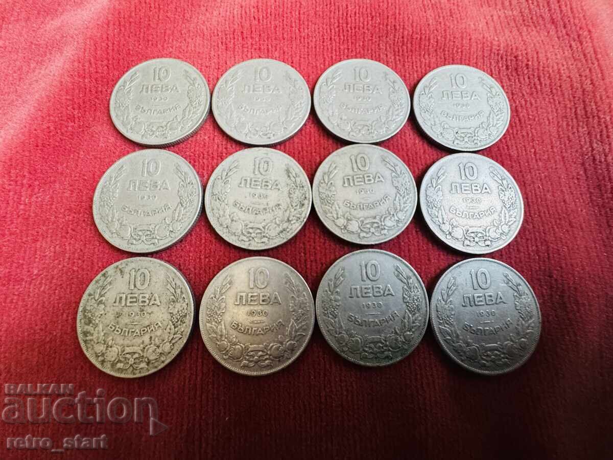 10 leva 1930, Lot 12 broya 10 leva 1930, Lot 12 broya