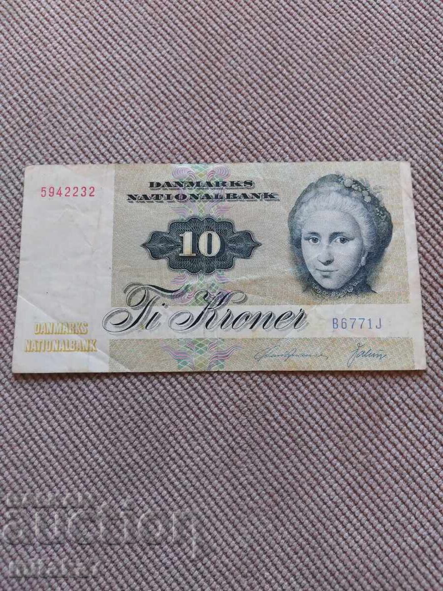 10 kroner 1977, Denmark