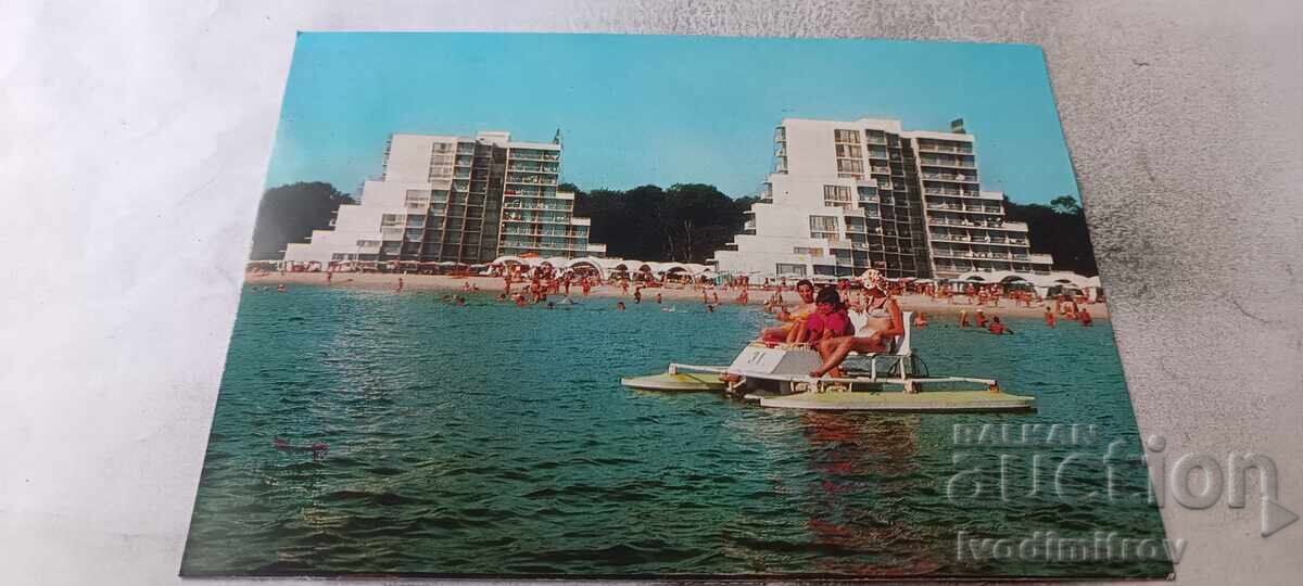 Carte poștală Albena 1983 Carte poștală Albena 1983