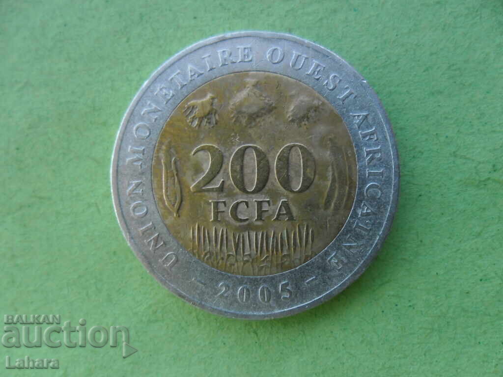 200 francs 2005 West Africa 200 francs 2005 West Africa