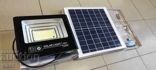 Licitație Proiector solar LED 200W cu panou separat