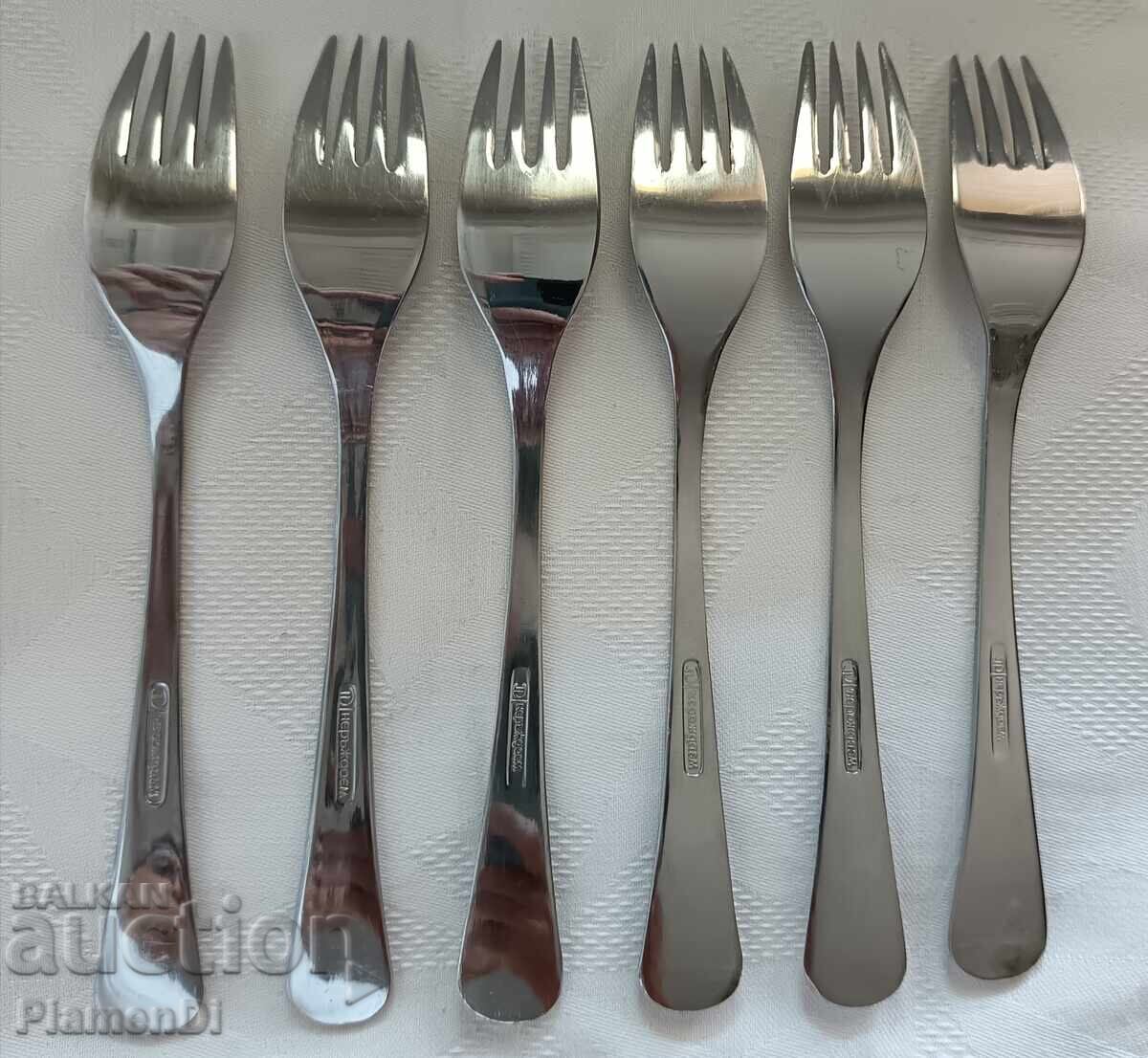 Σετ από 6 πιρούνια "Petko Denev" Gabrovo - 17,7 εκ με τιμή € 10.00 | 19.56 BGN