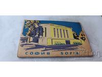 Notebook with postcards of the city of Sofia
