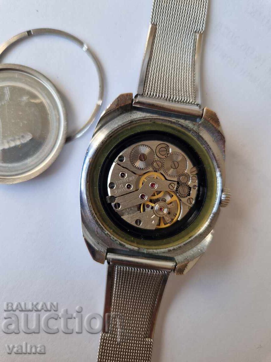 SLAVA, 21 rubine, cal. 2414, carcasă 38mm, întoarcere manuală, URSS - 6 SLAVA, 21 rubine, cal. 2414, carcasă 38mm, întoarcere manuală, URSS - 6