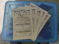 5x Viennese theater concert program 1929